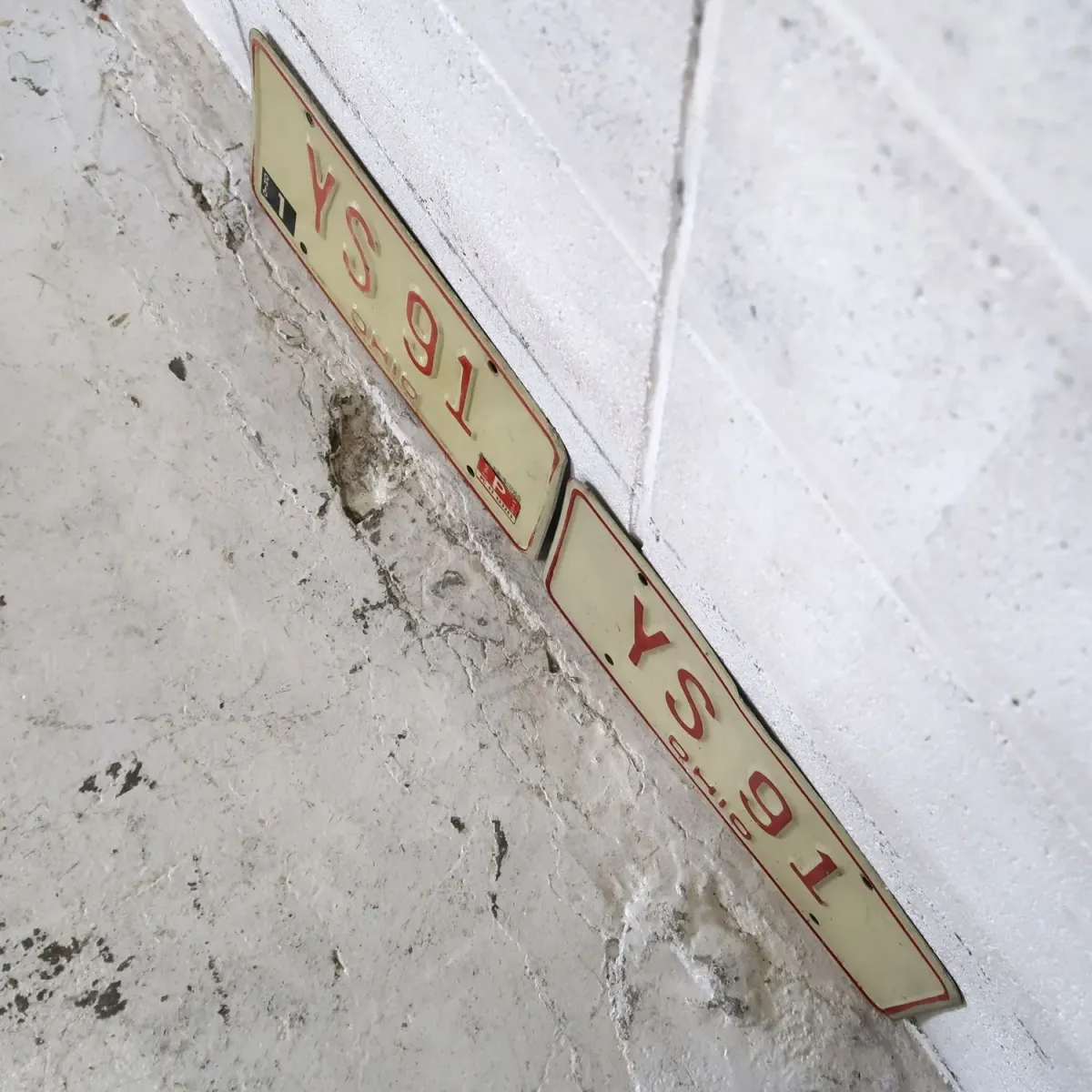 OHIO ビンテージ ナンバープレート ペア