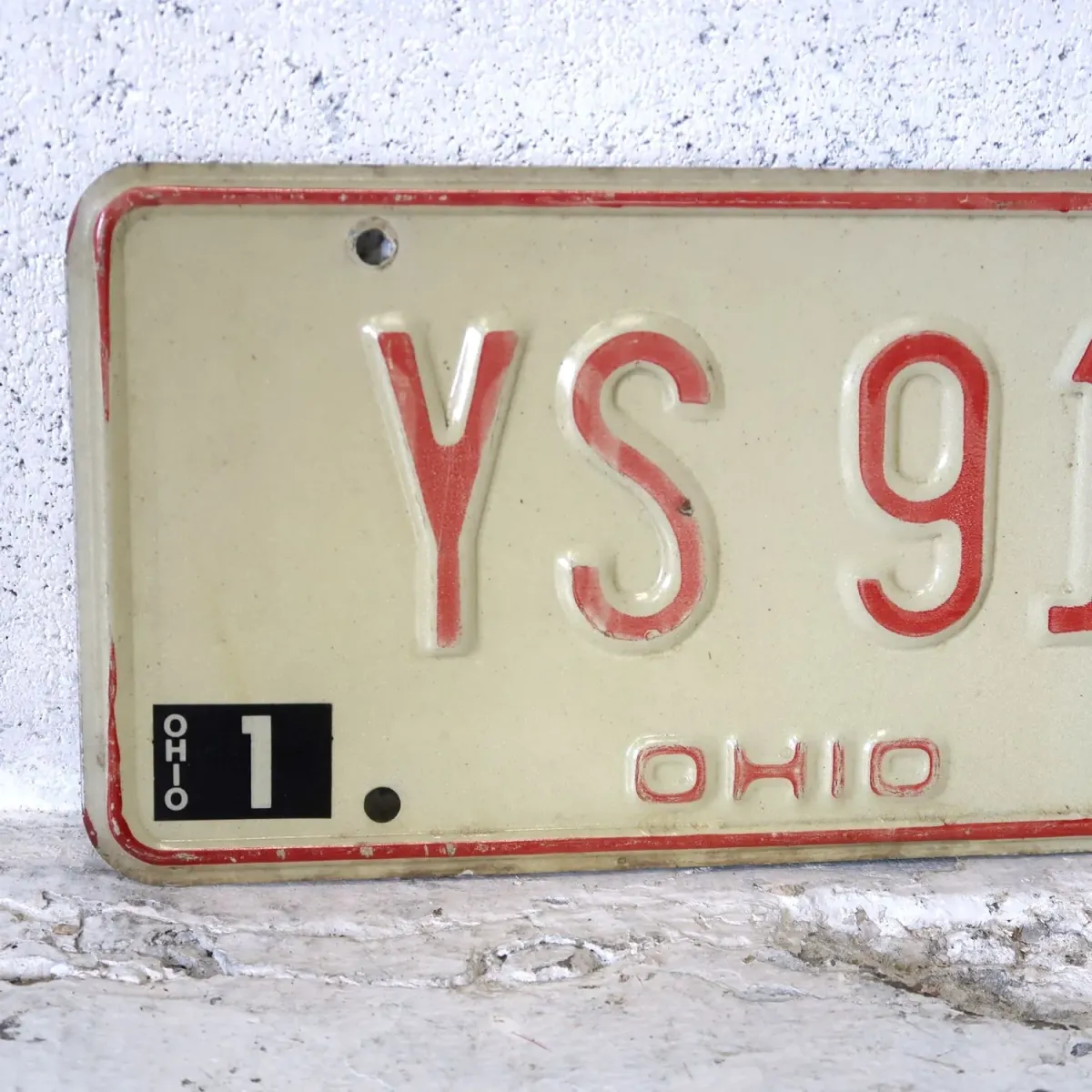 OHIO ビンテージ ナンバープレート ペア