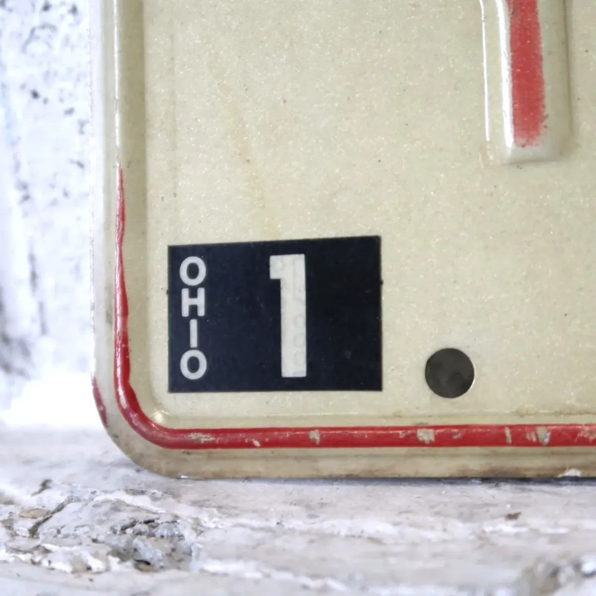 OHIO ビンテージ ナンバープレート ペア