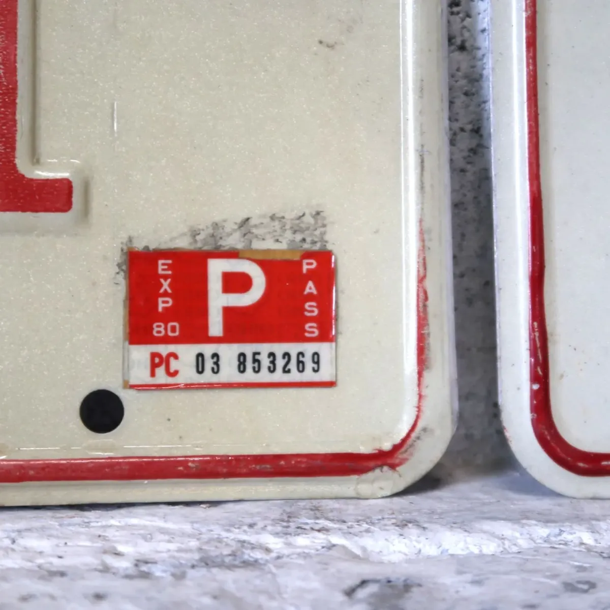 OHIO ビンテージ ナンバープレート ペア