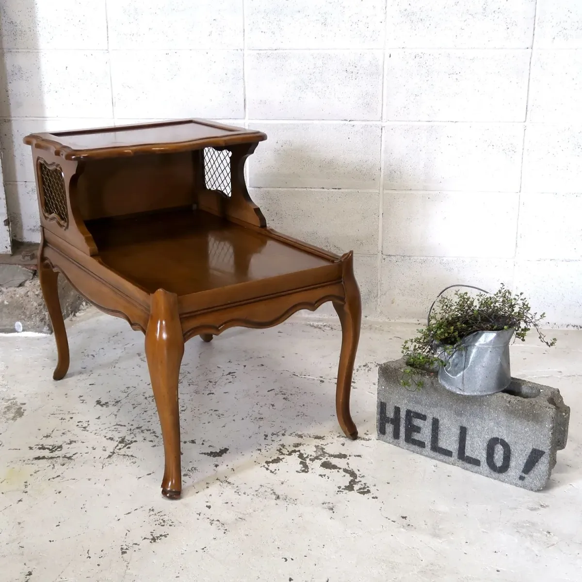 アンティーク ステップエンドテーブル