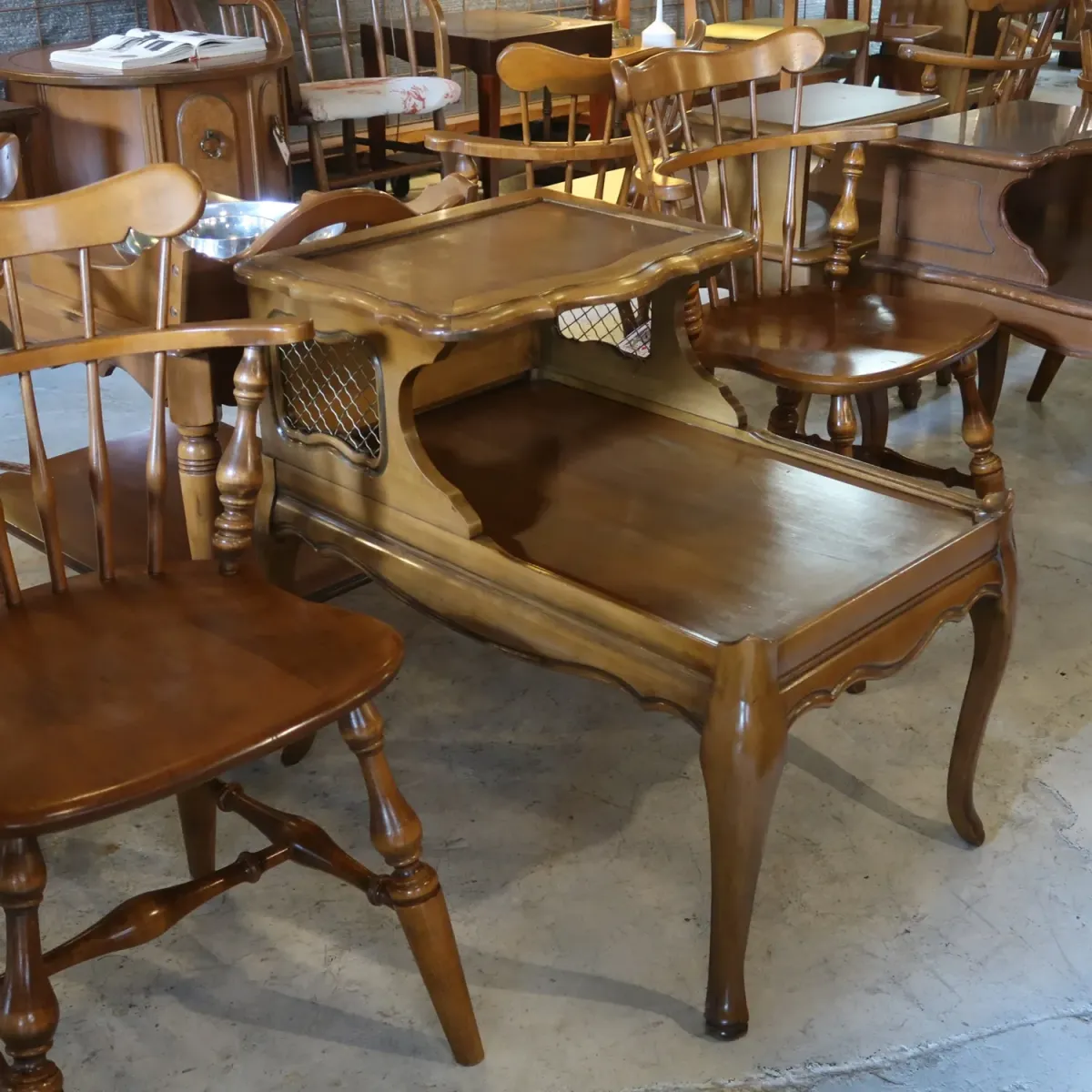 アンティーク ステップエンドテーブル