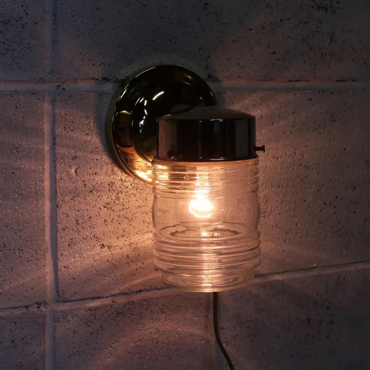 クリアガラス ブラケットランプ