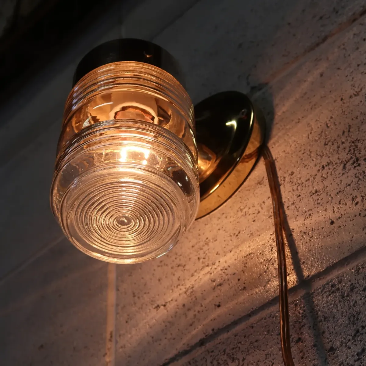 クリアガラス ブラケットランプ