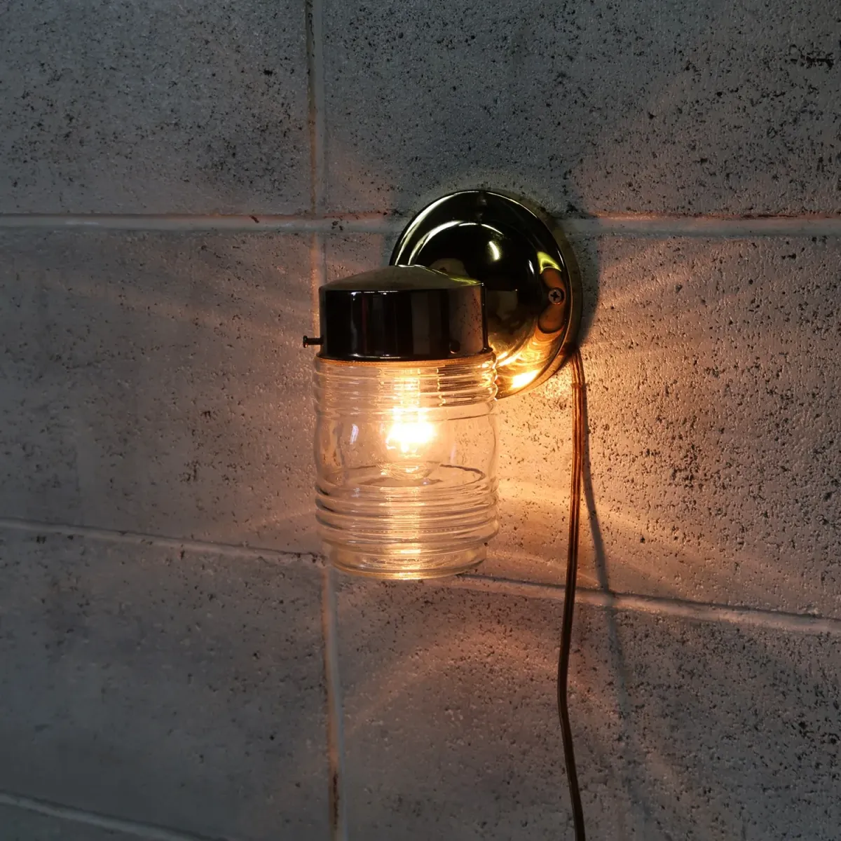 クリアガラス ブラケットランプ