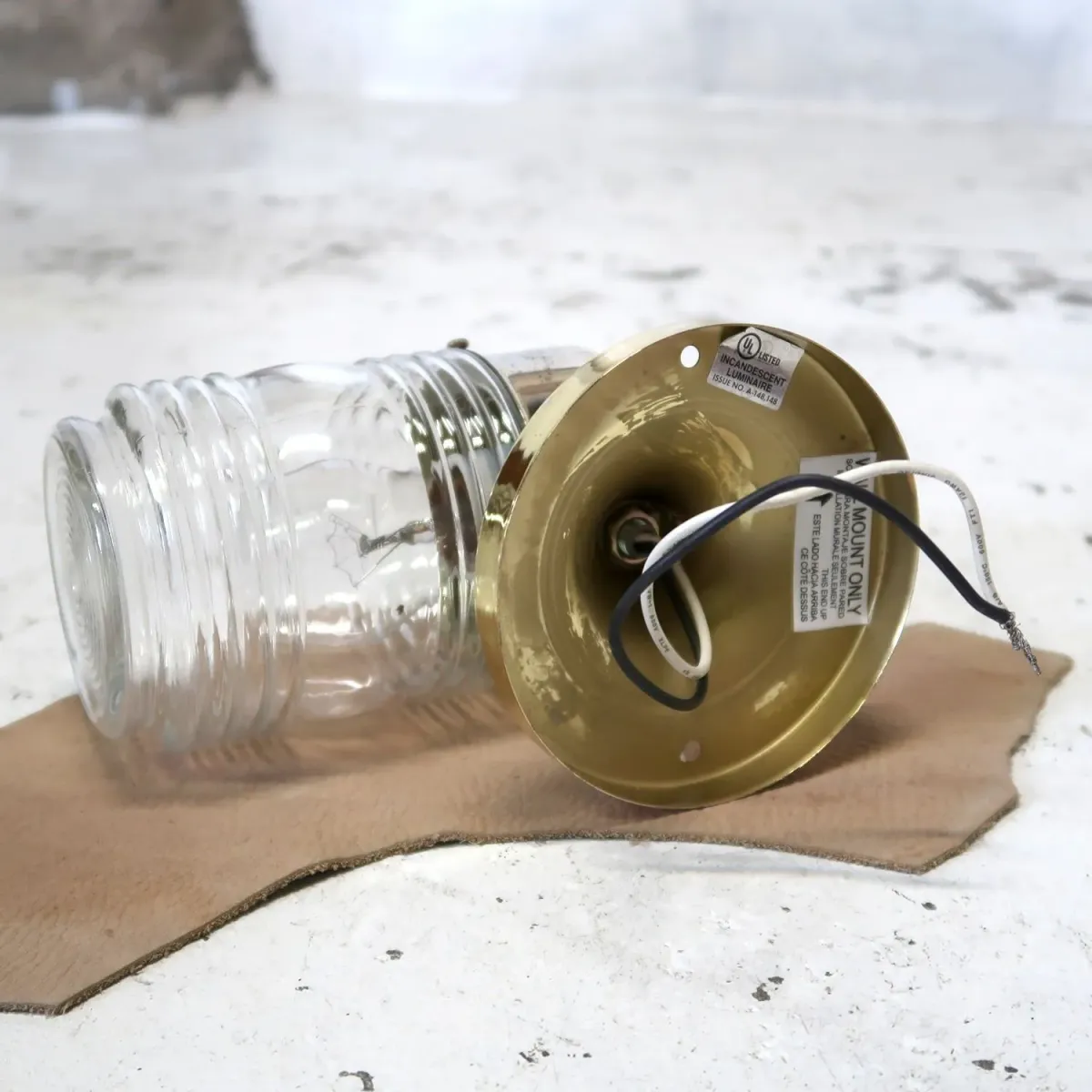 クリアガラス ブラケットランプ