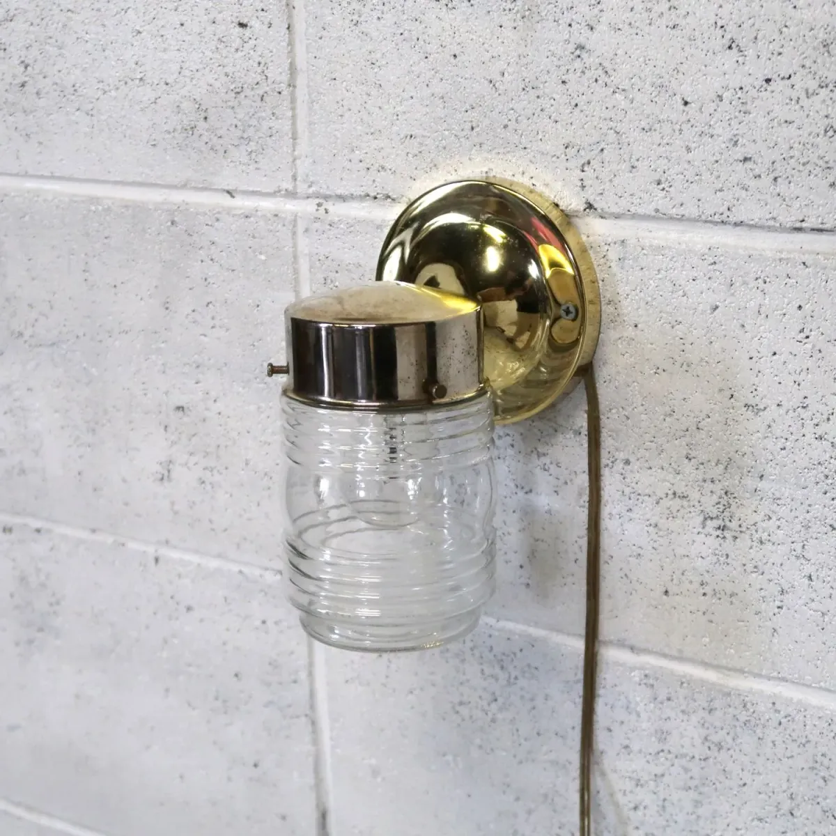 クリアガラス ブラケットランプ