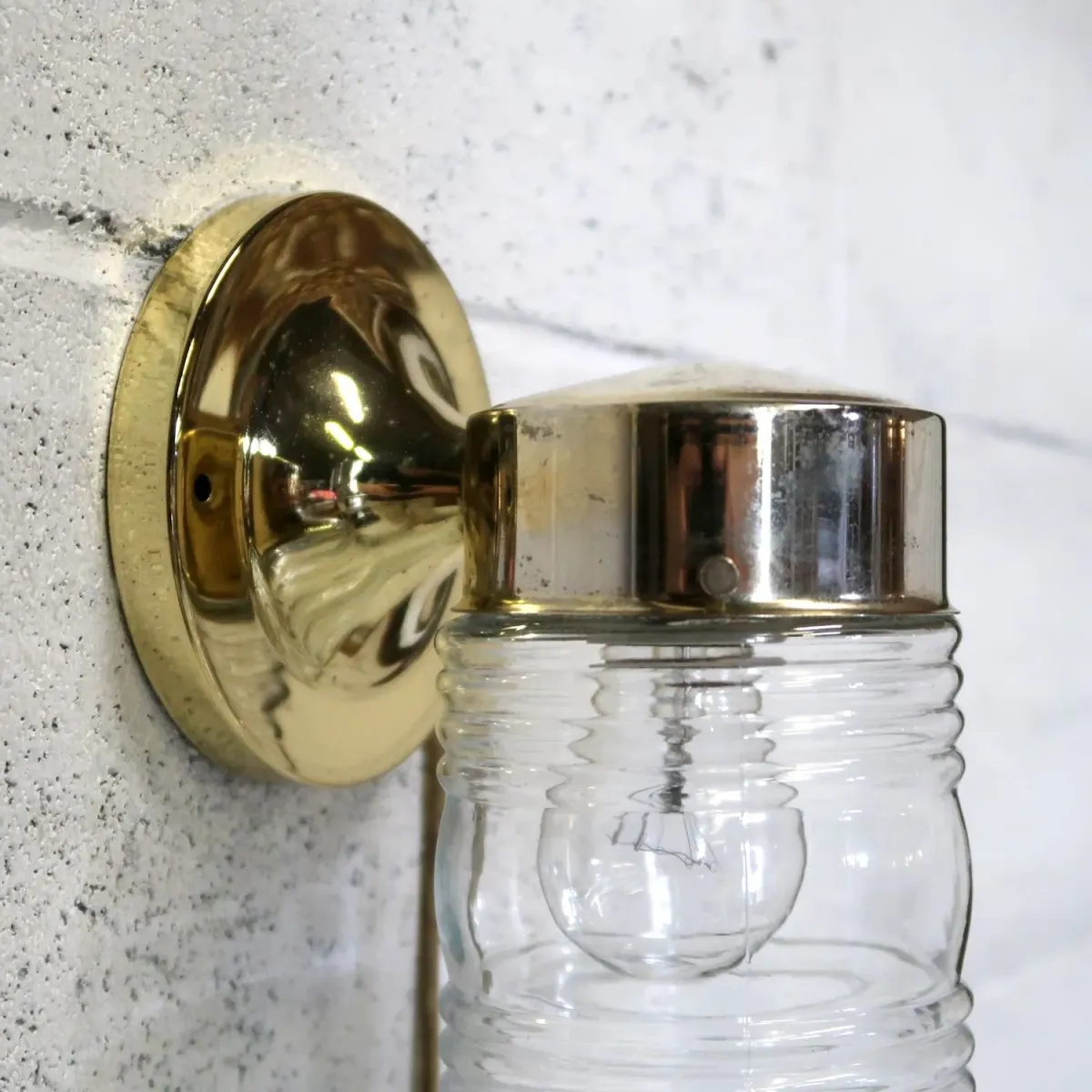 クリアガラス ブラケットランプ