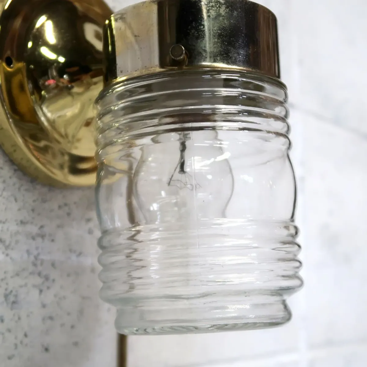 クリアガラス ブラケットランプ