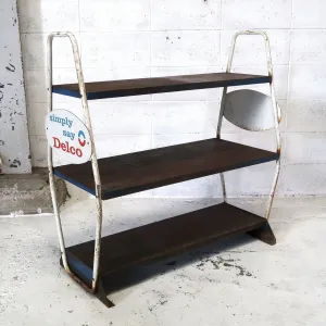 DELCO ビンテージ メタルシェルフ