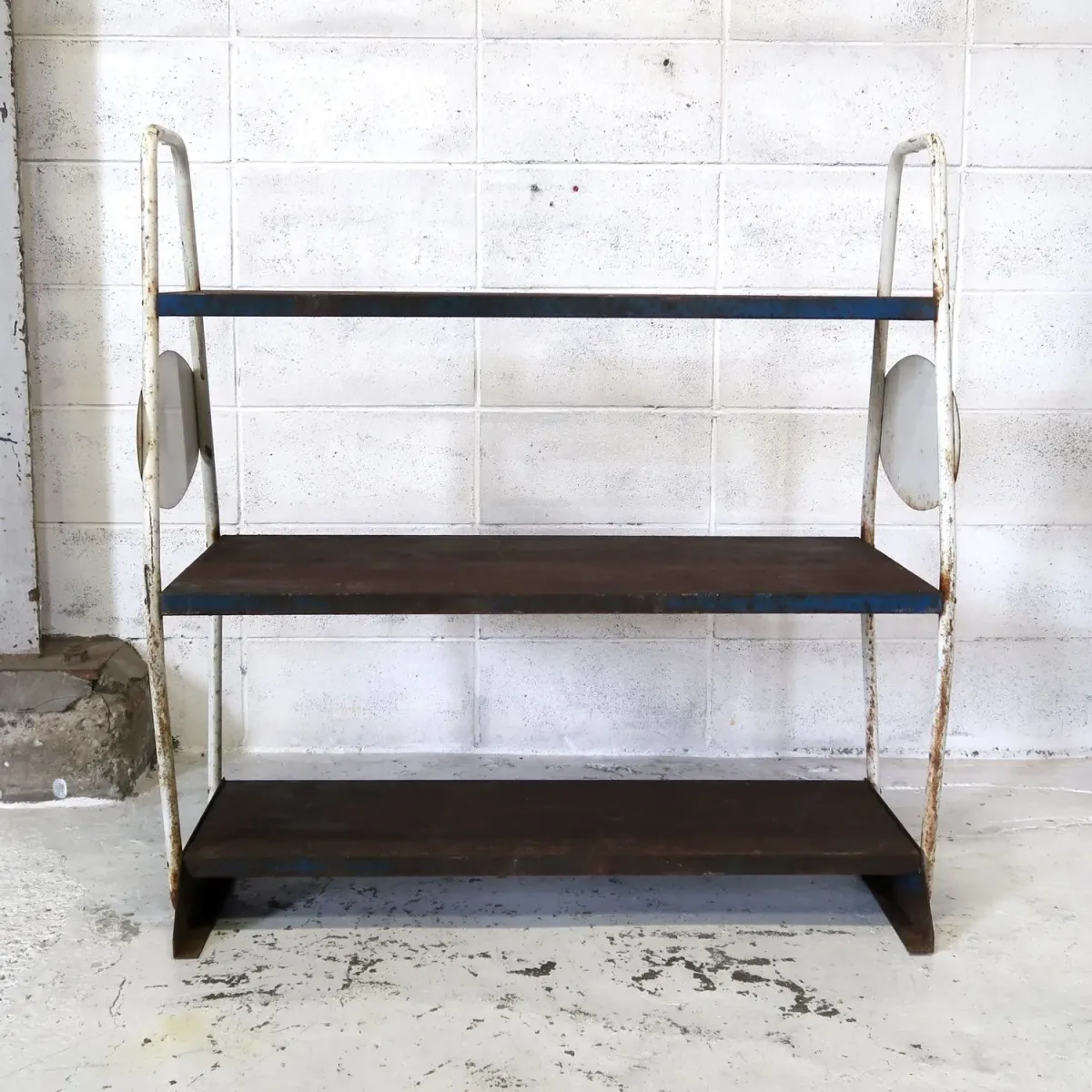 DELCO ビンテージ メタルシェルフ