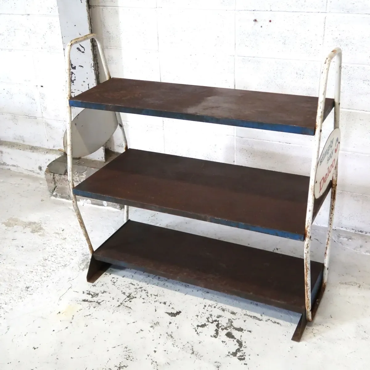 DELCO ビンテージ メタルシェルフ