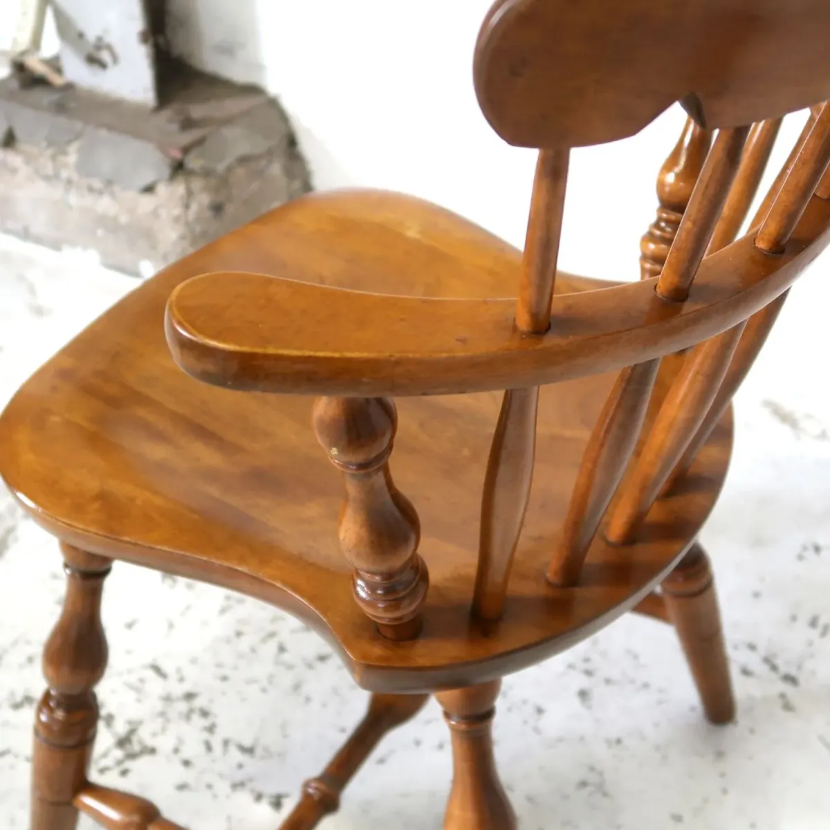 S.Bent&Bros アンティーク ウッド キャプテンチェア