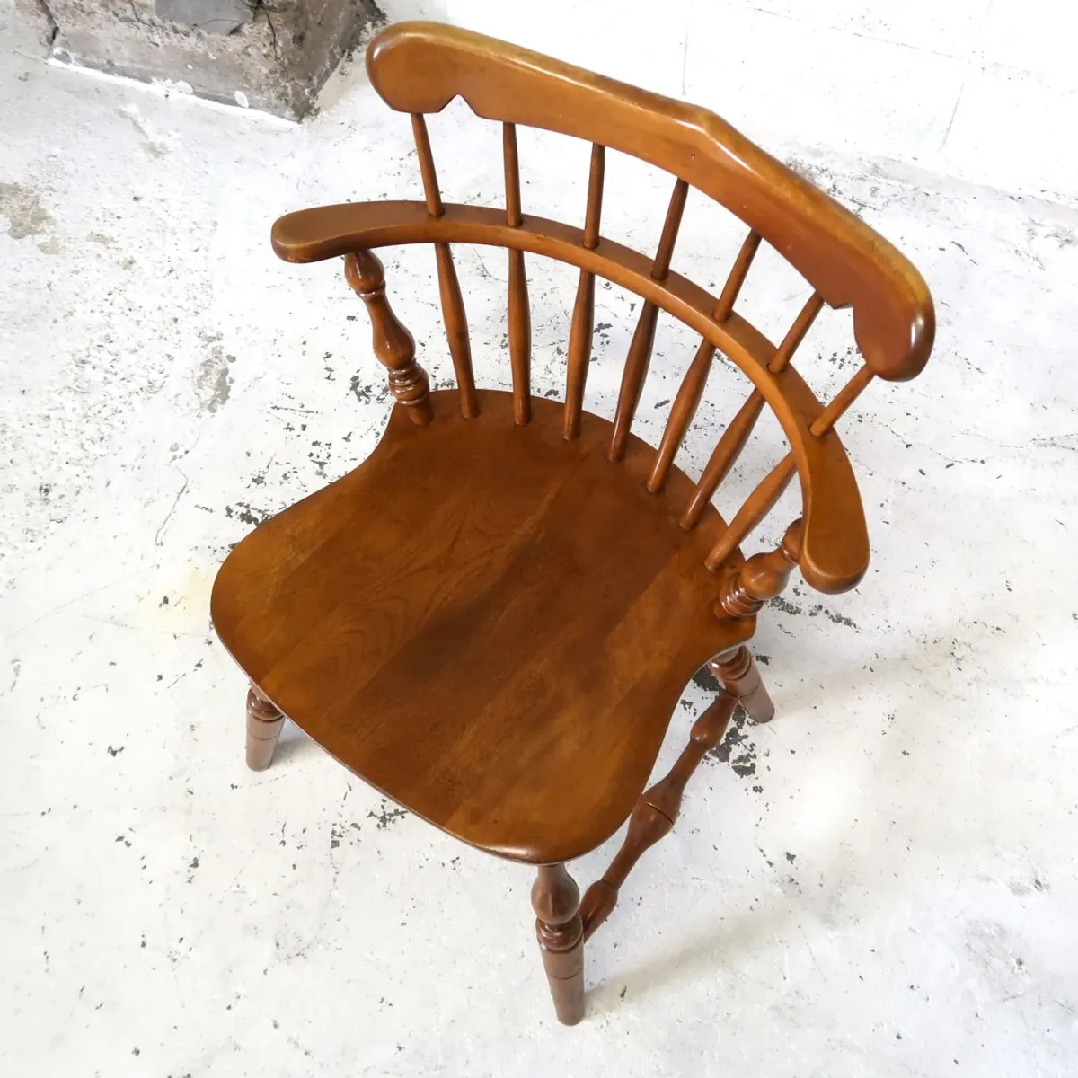 S.Bent&Bros アンティーク ウッド キャプテンチェア