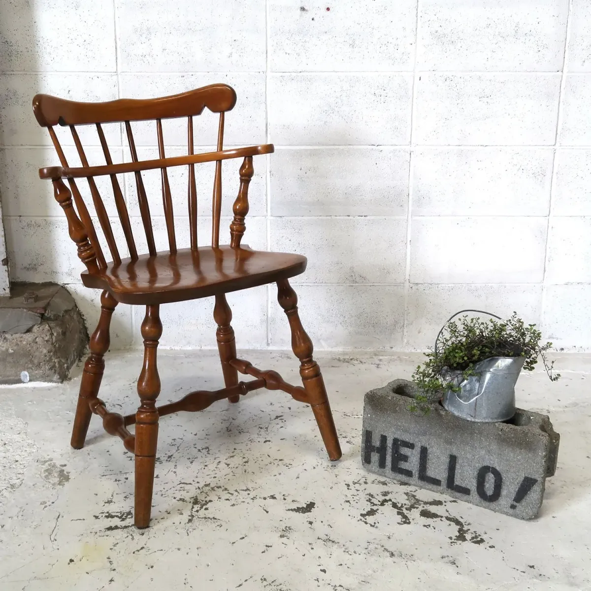 S.Bent&Bros アンティーク ウッド キャプテンチェア