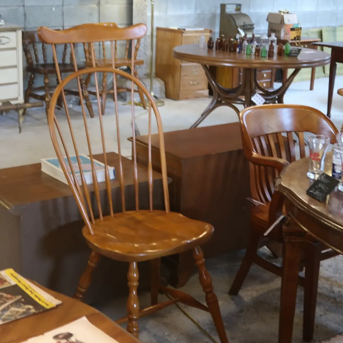 アンティーク ウッド ウィンザーチェア