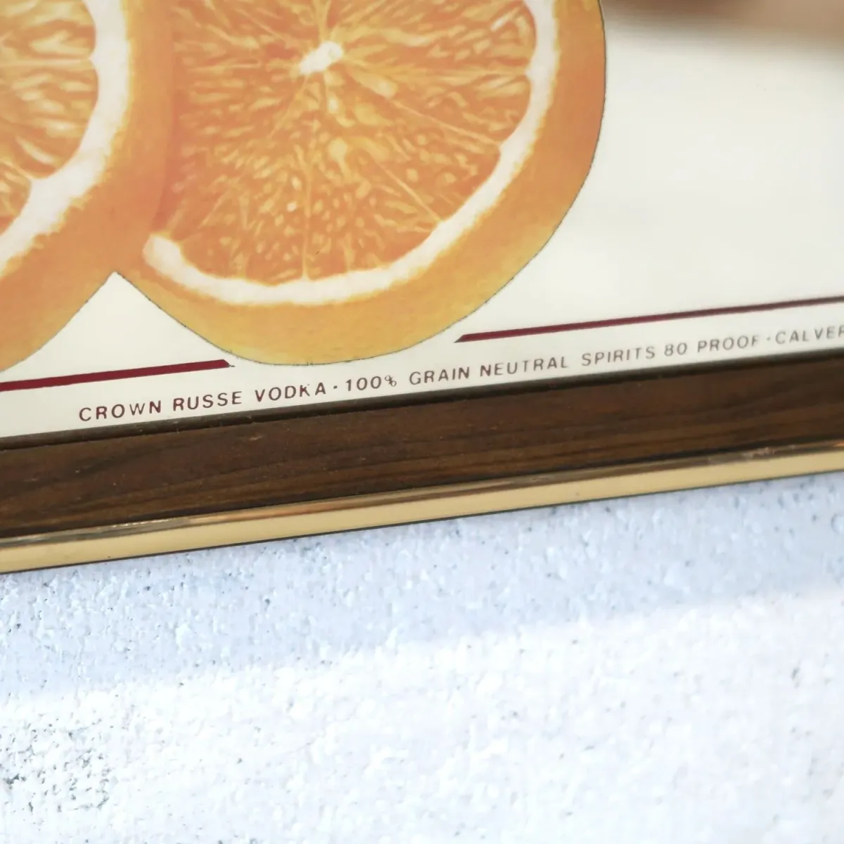 CROWN RUSSE VODKA ビンテージ パブミラー