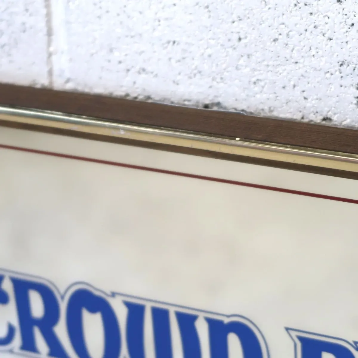 CROWN RUSSE VODKA ビンテージ パブミラー