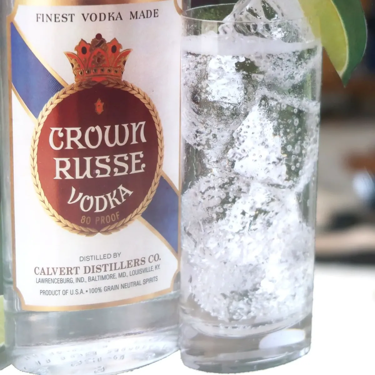 CROWN RUSSE VODKA ビンテージ パブミラー