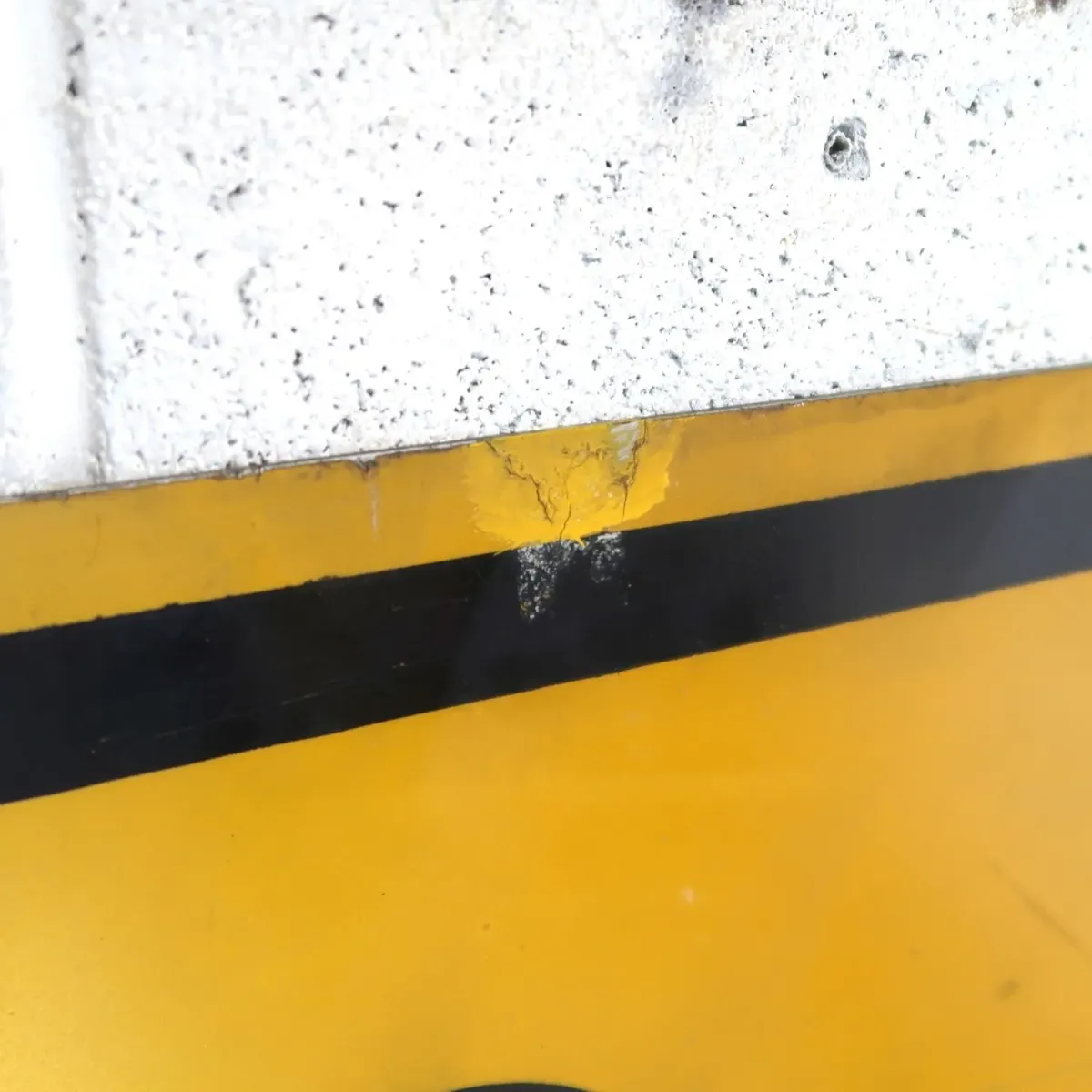 STOP AHEAD ビンテージ 大型ロードサイン 弾痕