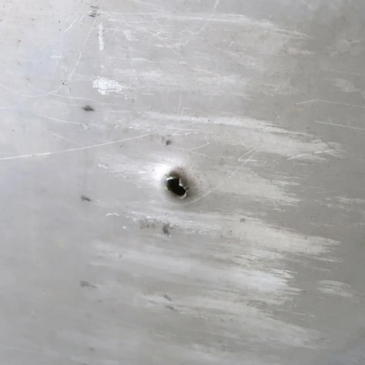 STOP AHEAD ビンテージ 大型ロードサイン 弾痕