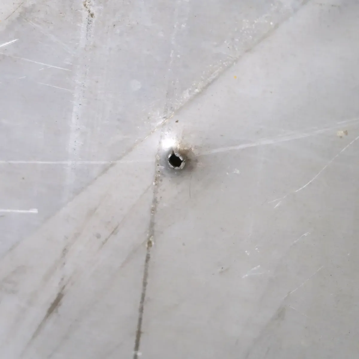 STOP AHEAD ビンテージ 大型ロードサイン 弾痕