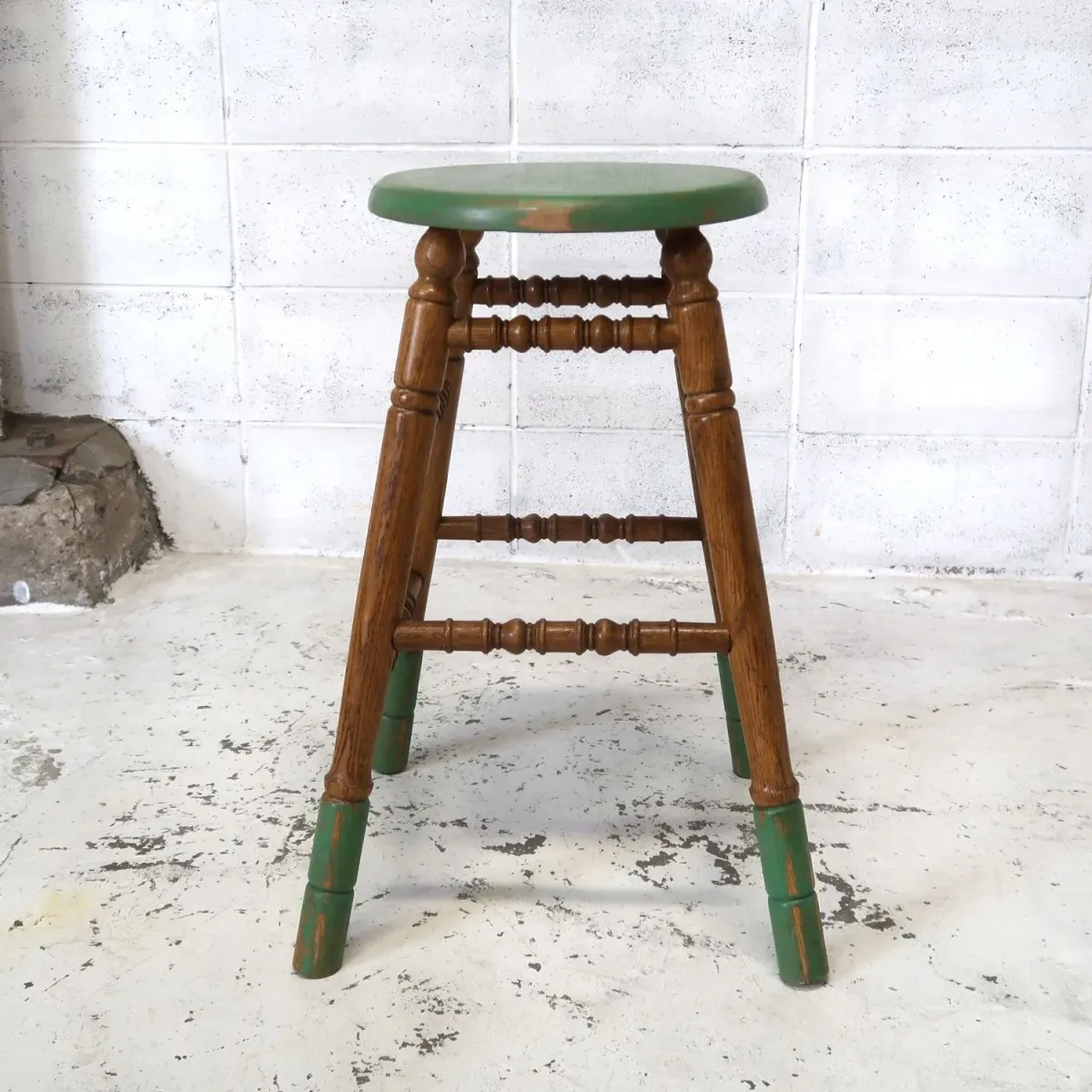 ビンテージ ウッドスツール