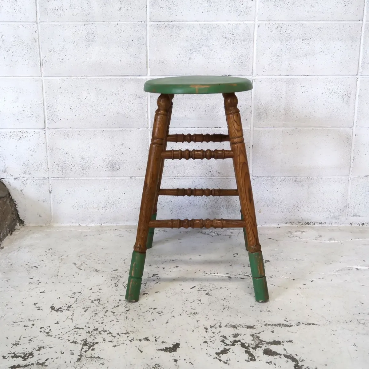 ビンテージ ウッドスツール