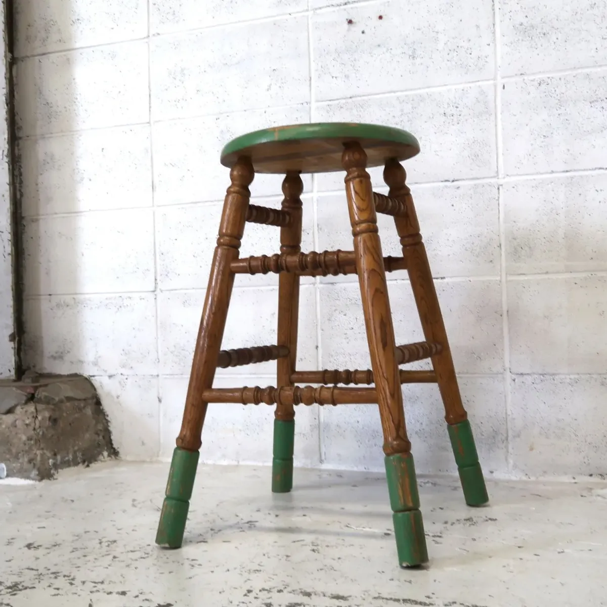 ビンテージ ウッドスツール