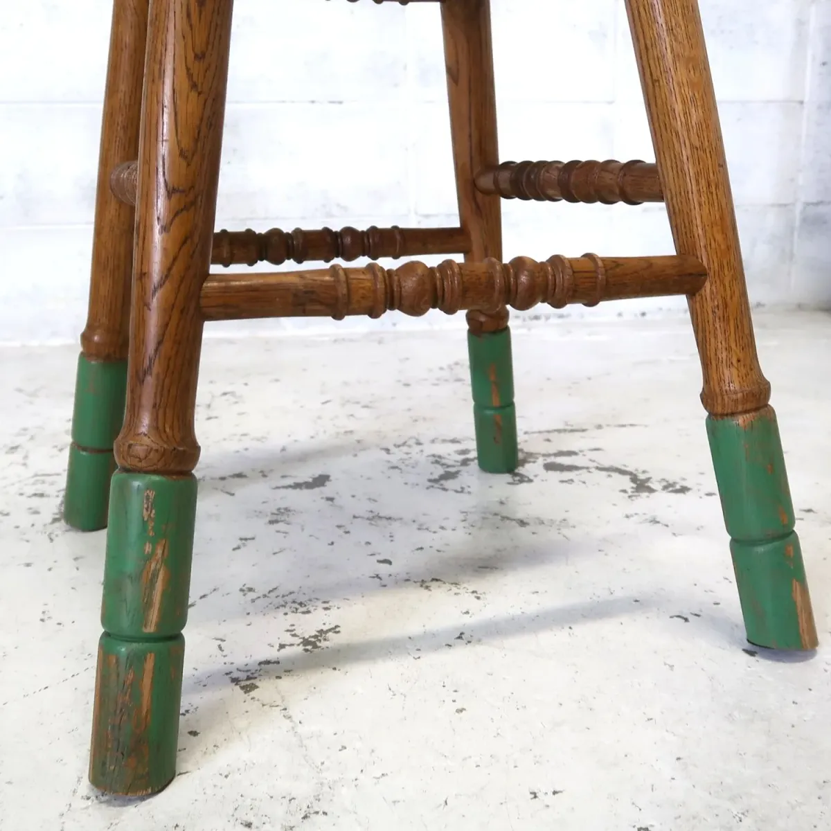 ビンテージ ウッドスツール