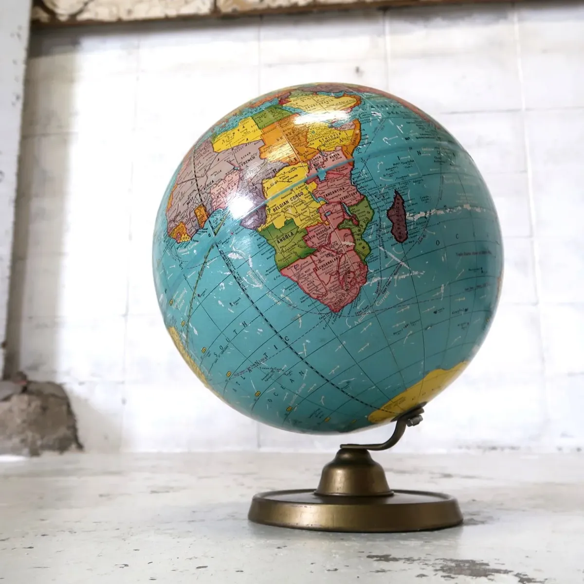 CRAM社 ビンテージ 地球儀 10.5インチ