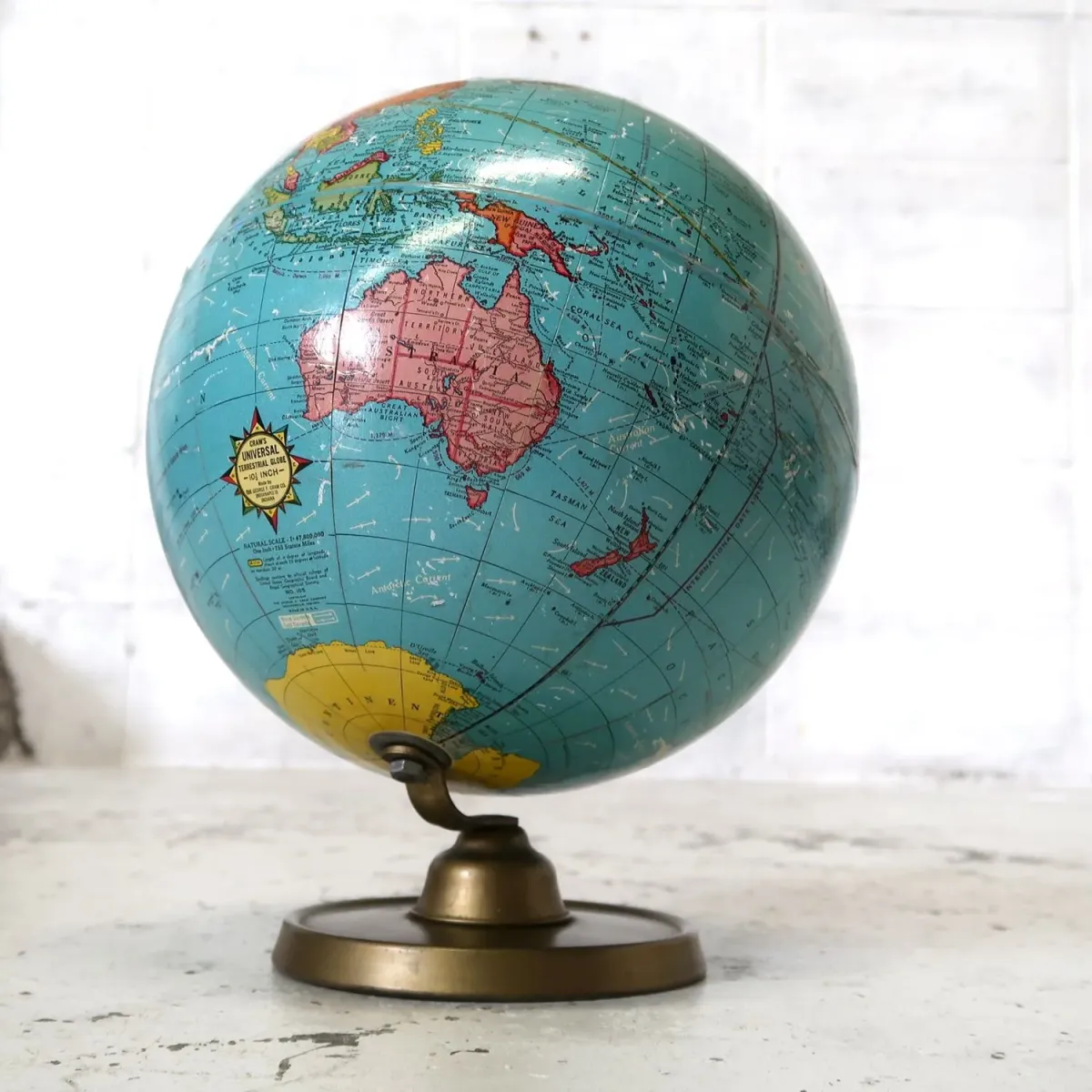 CRAM社 ビンテージ 地球儀 10.5インチ