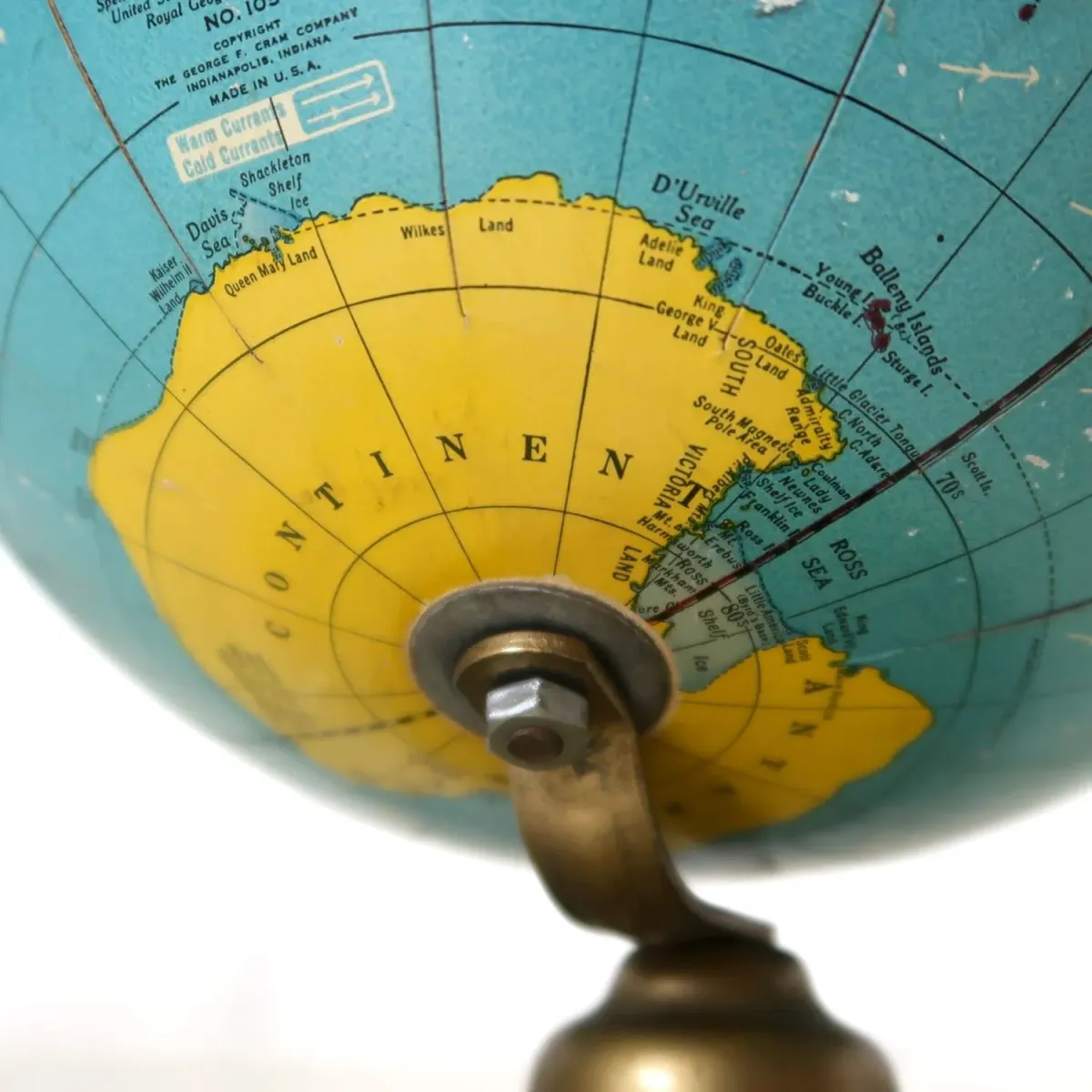 CRAM社 ビンテージ 地球儀 10.5インチ