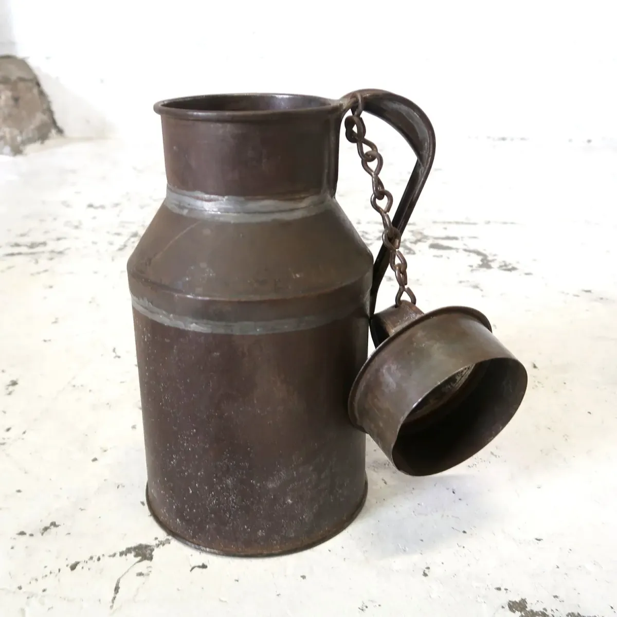 アンティーク ミルク缶