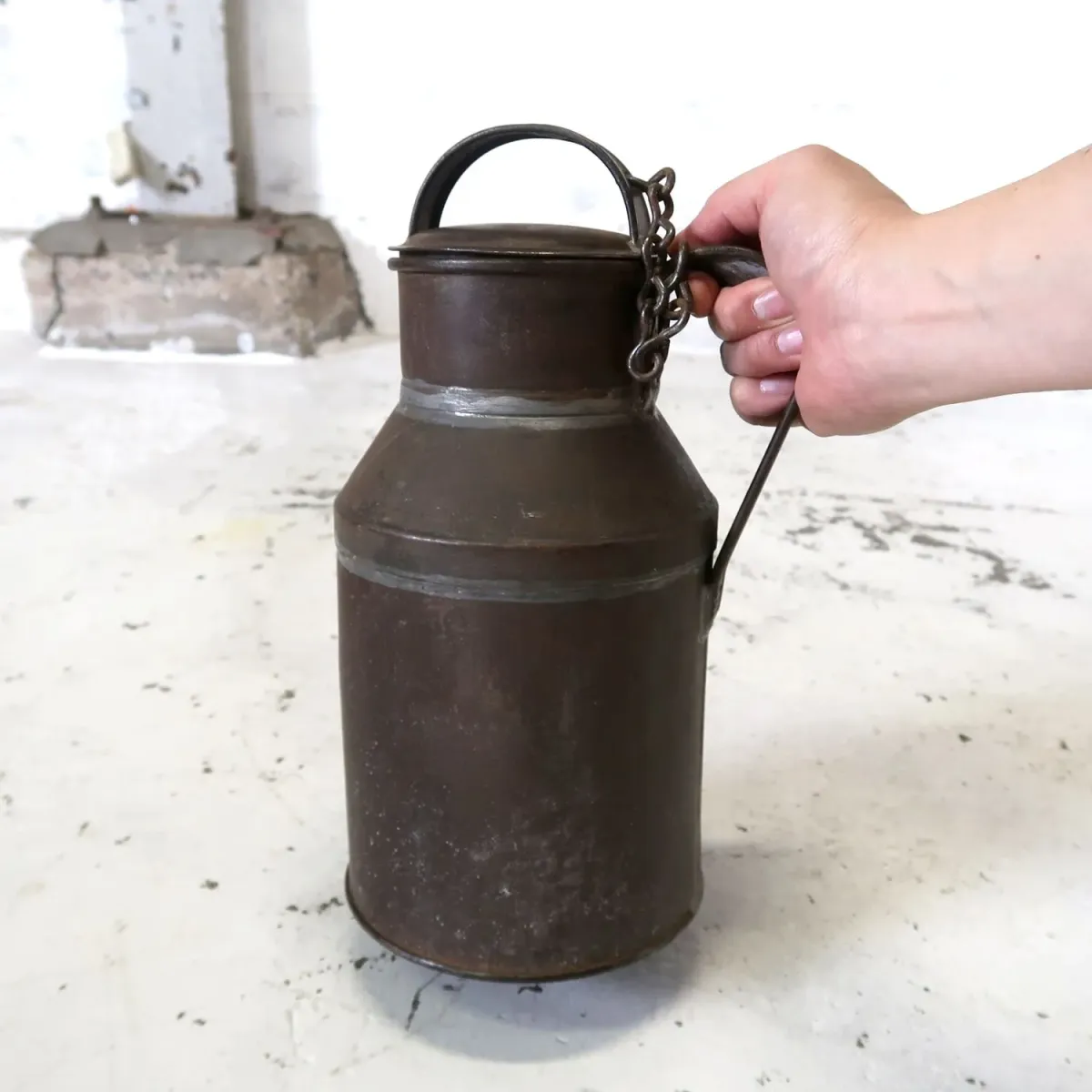 アンティーク ミルク缶