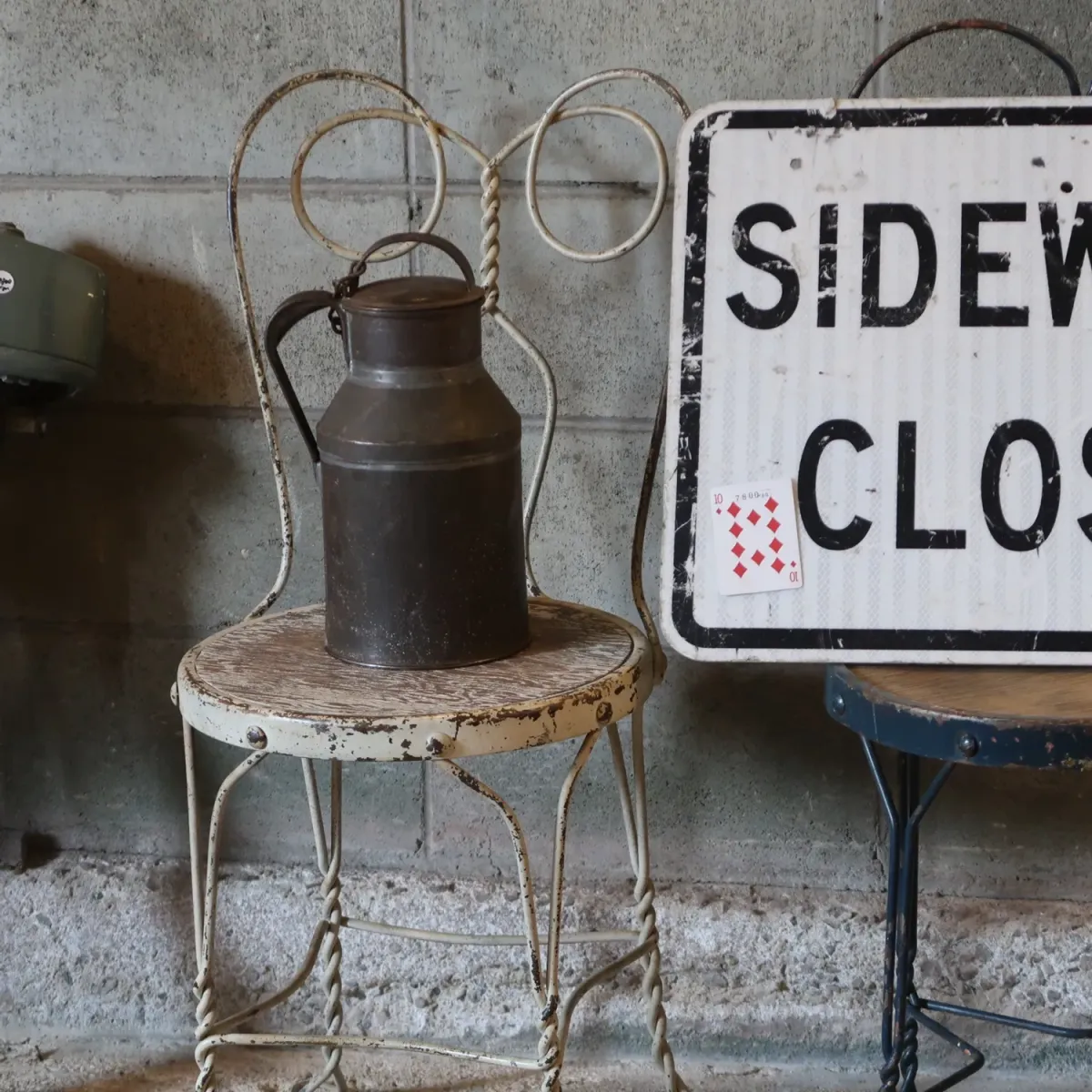 アンティーク ミルク缶