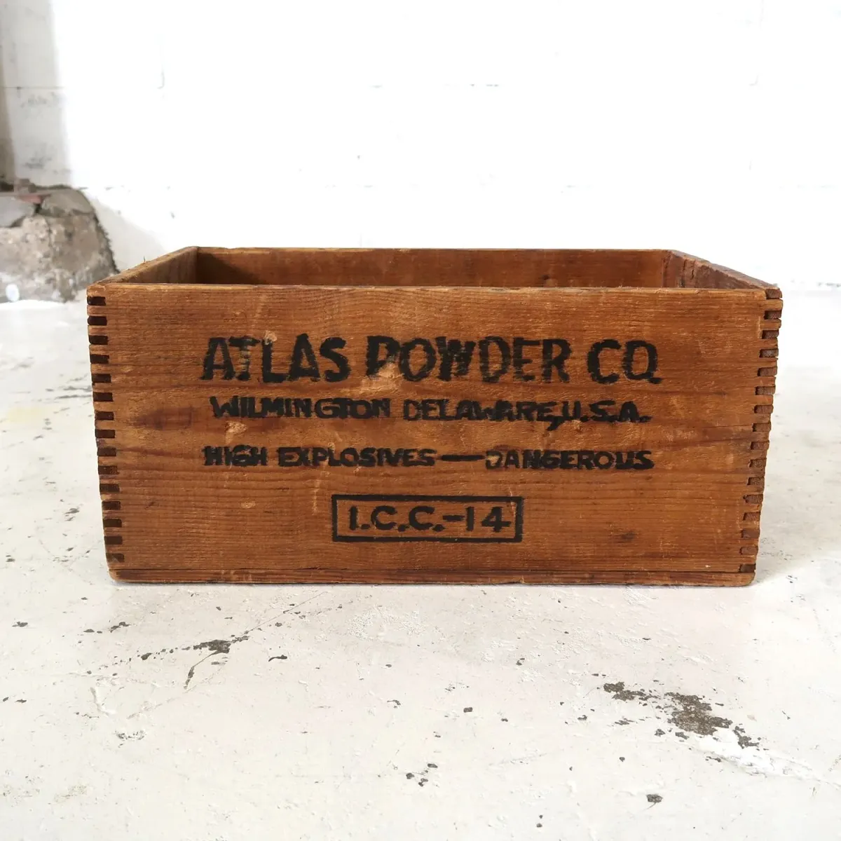 ATLAS POWDER ビンテージ ウッドボックス