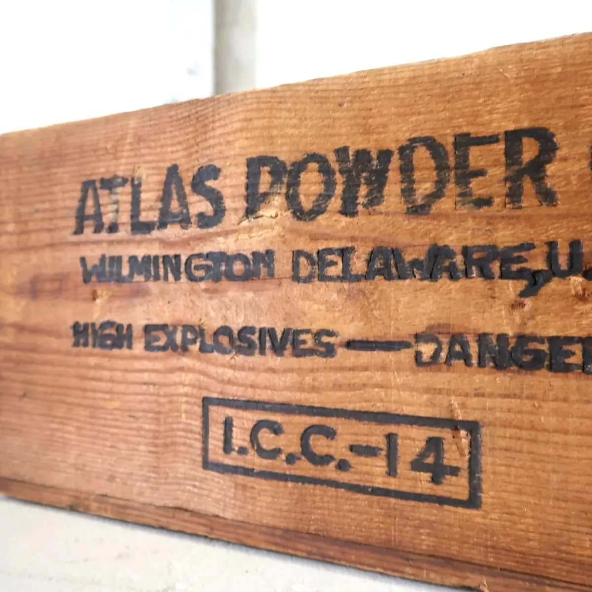 ATLAS POWDER ビンテージ ウッドボックス