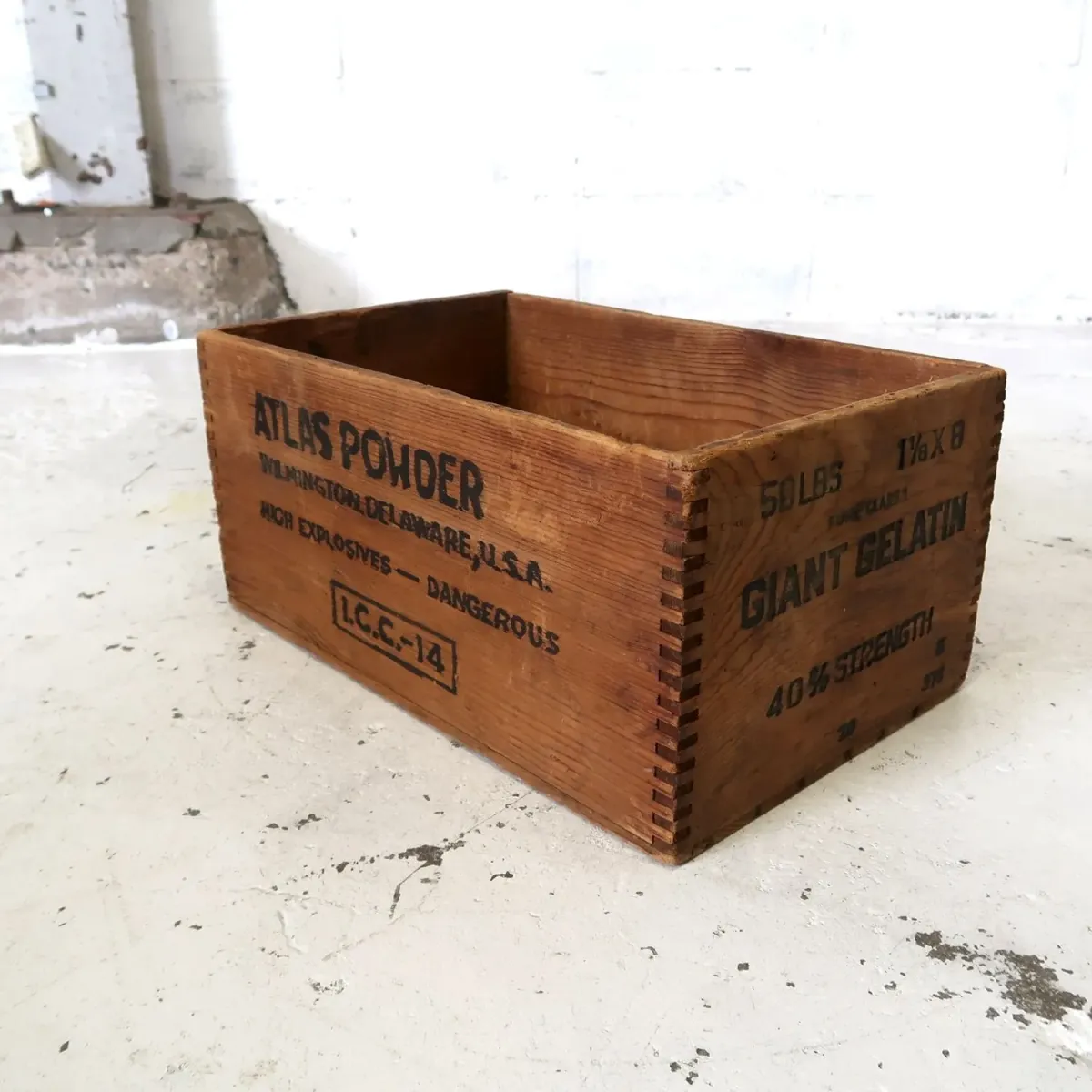 ATLAS POWDER ビンテージ ウッドボックス