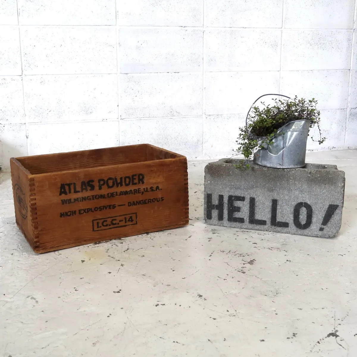 ATLAS POWDER ビンテージ ウッドボックス