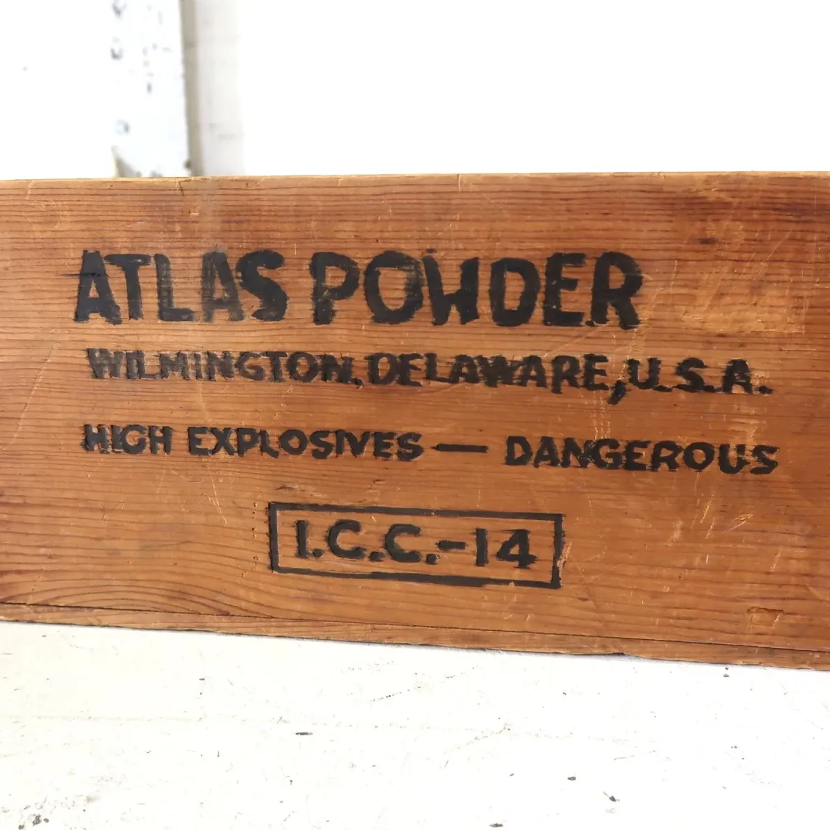 ATLAS POWDER ビンテージ ウッドボックス
