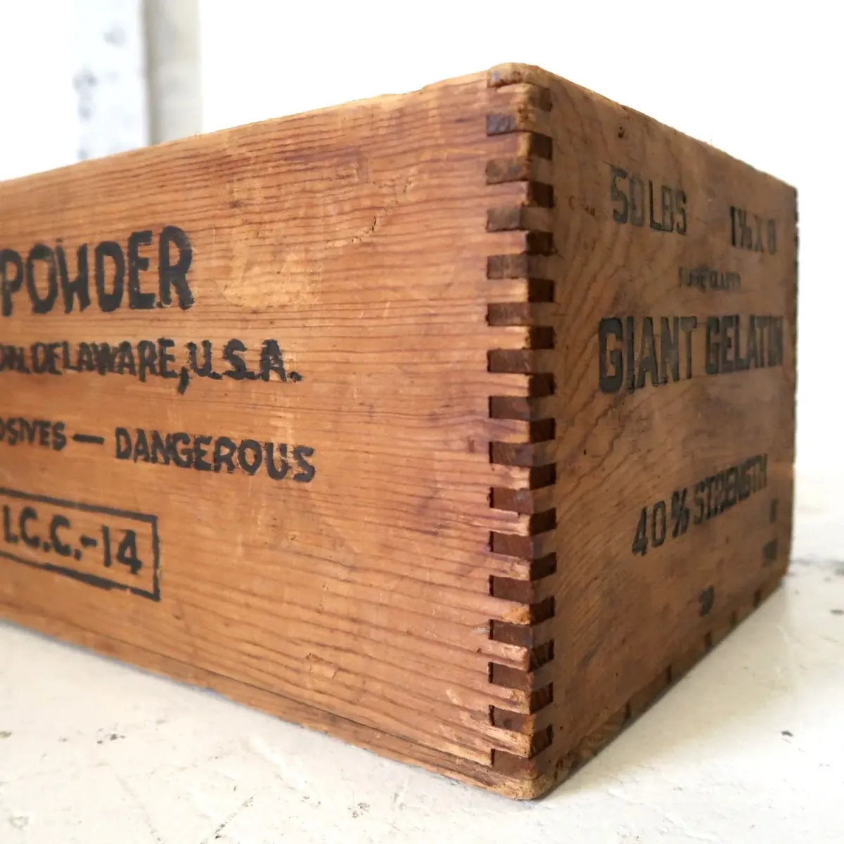 ATLAS POWDER ビンテージ ウッドボックス