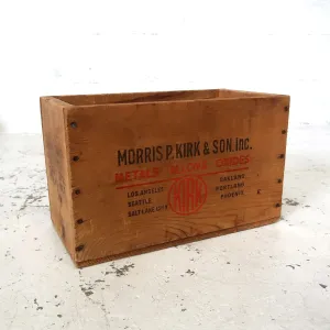 KIRKSON ビンテージ ウッドボックス