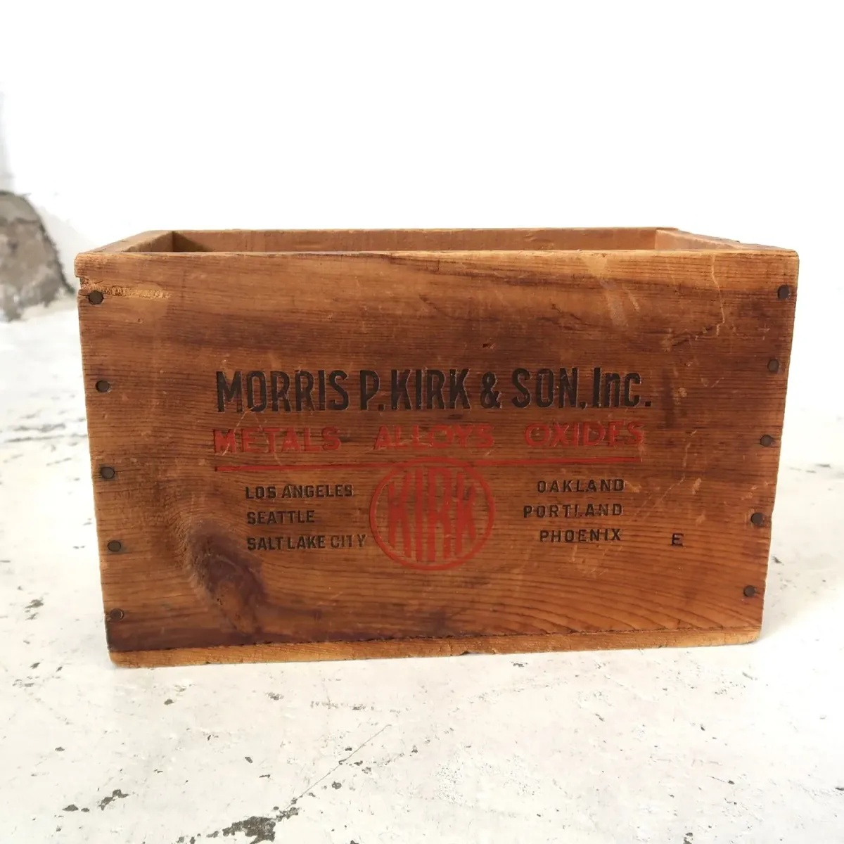 KIRKSON ビンテージ ウッドボックス