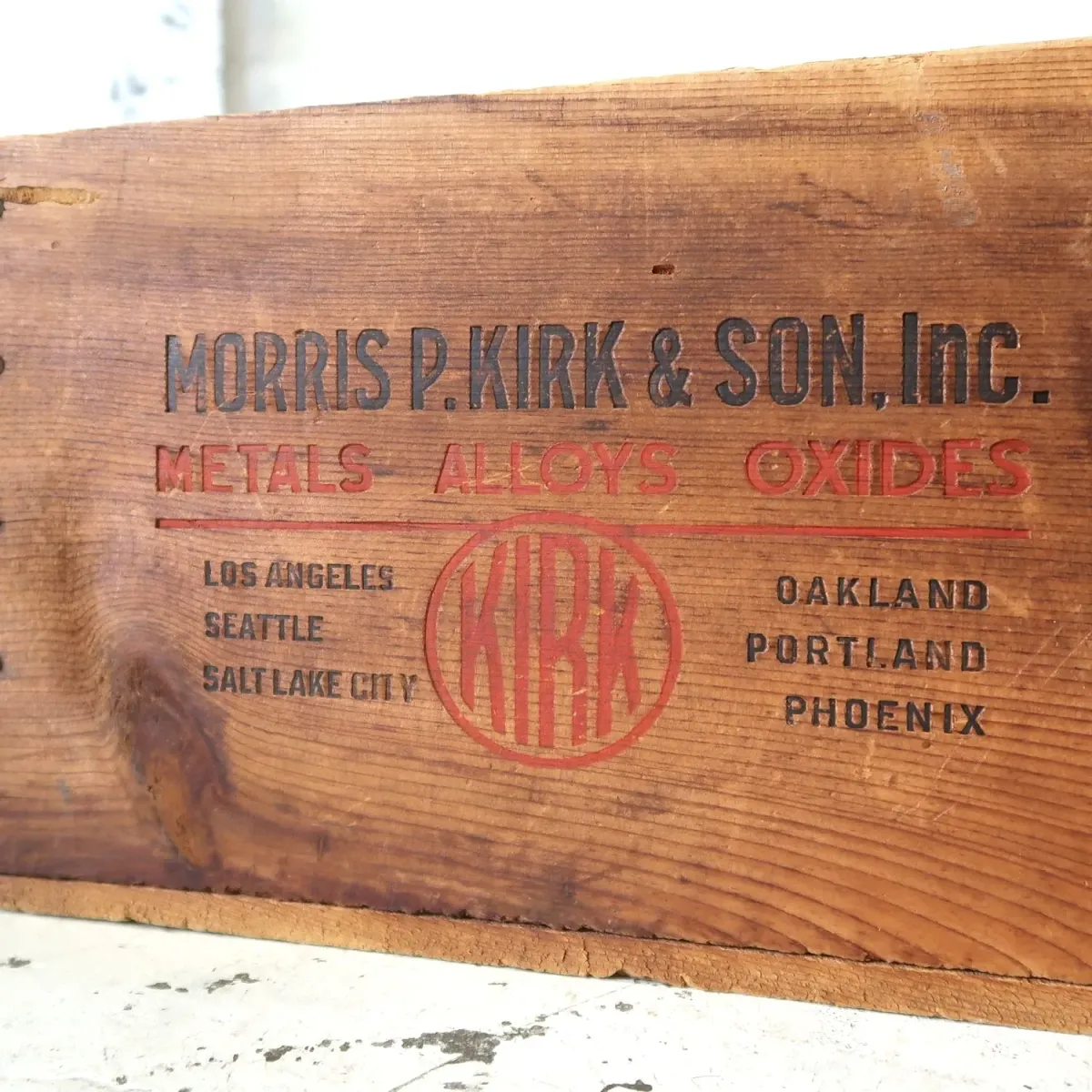 KIRKSON ビンテージ ウッドボックス