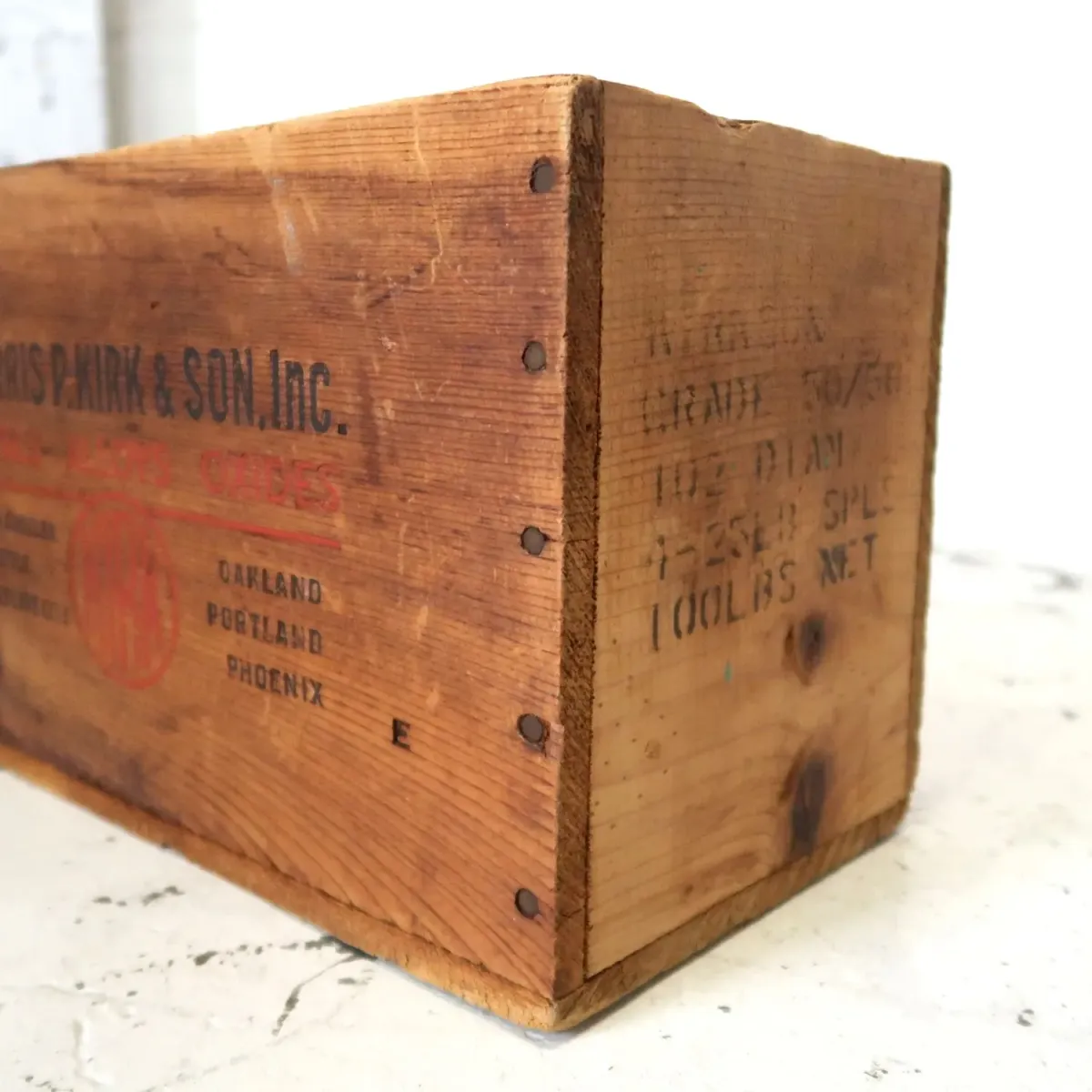 KIRKSON ビンテージ ウッドボックス