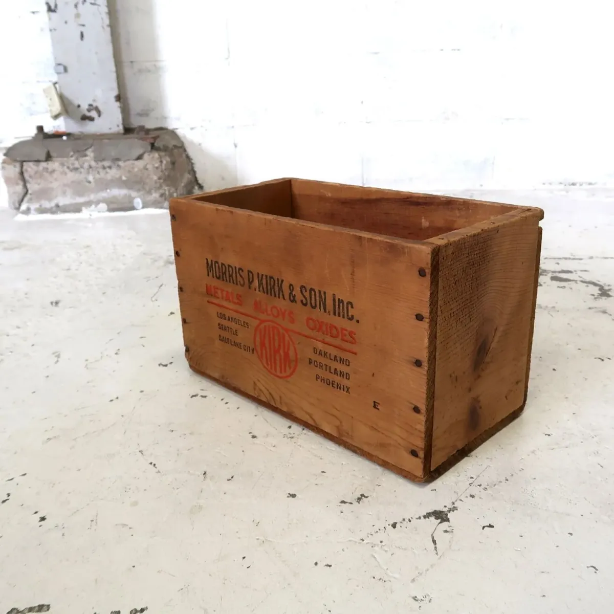 KIRKSON ビンテージ ウッドボックス