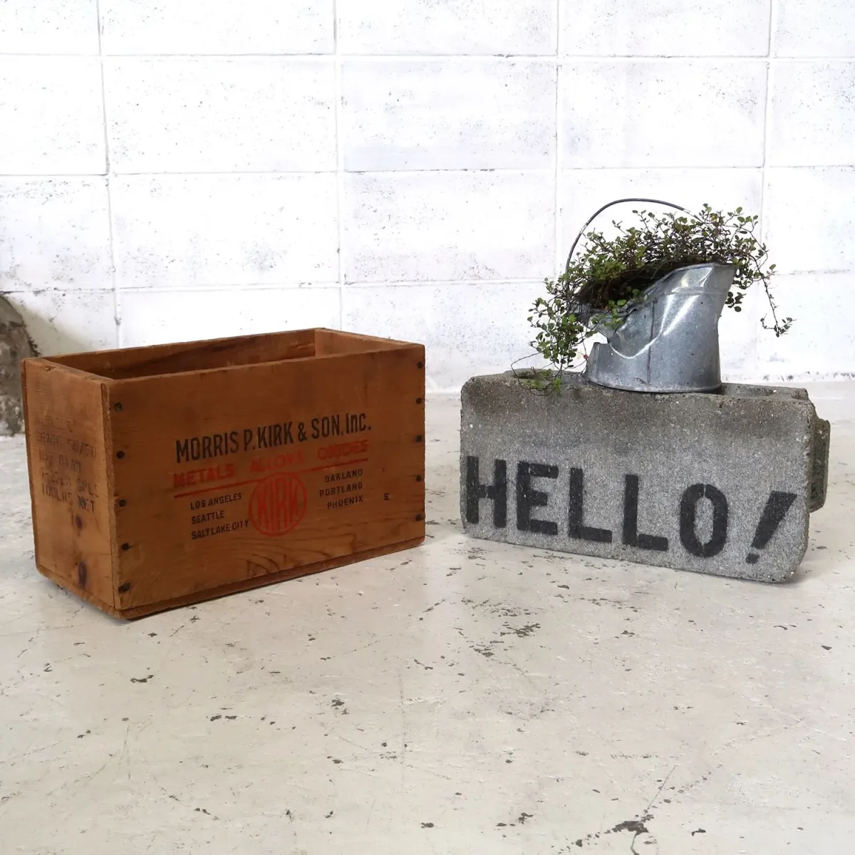 KIRKSON ビンテージ ウッドボックス