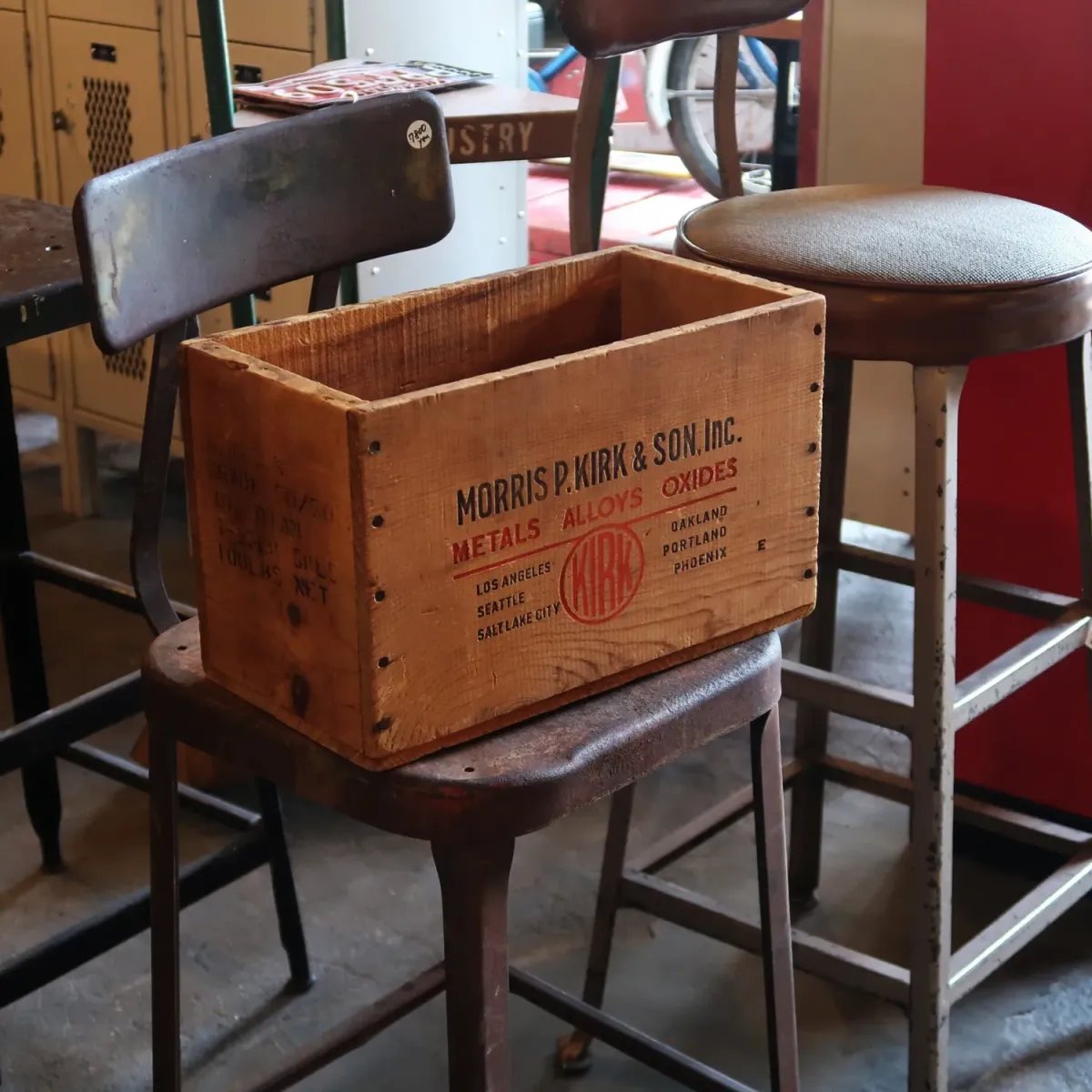 KIRKSON ビンテージ ウッドボックス