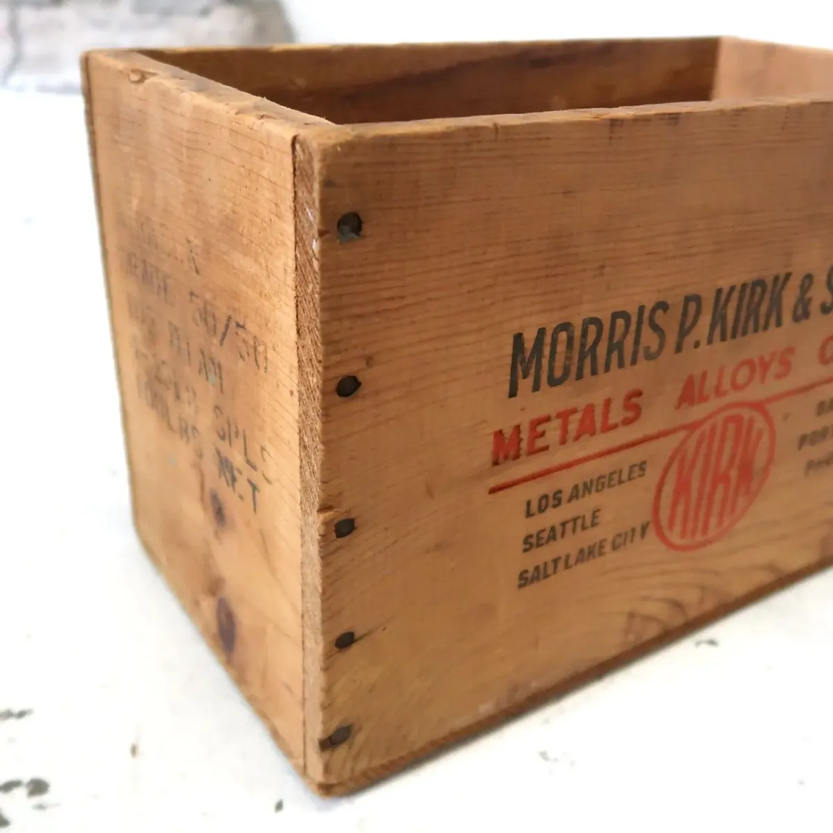 KIRKSON ビンテージ ウッドボックス